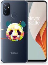 Back Case TPU Siliconen Hoesje OnePlus Nord N100 Smartphone hoesje Panda Color