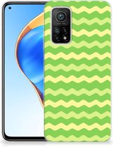 Smartphone hoesje Xiaomi Mi 10T | 10T Pro TPU Case Waves Green