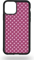 Roze hondenpoten telefoonhoesje - Apple iPhone 11 Pro