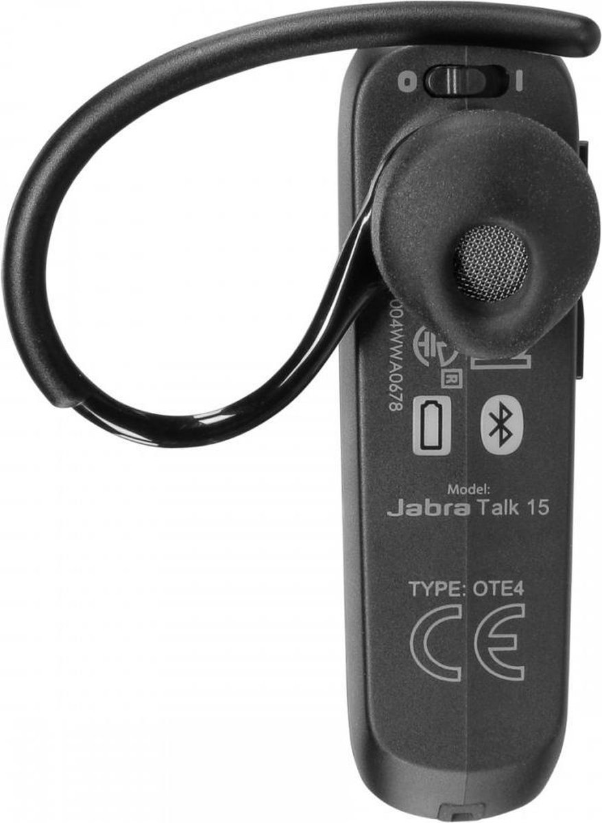Jabra Talk 15 Casque Sans fil Ecouteurs Voiture Micro-USB Bluetooth Noir |  bol.com