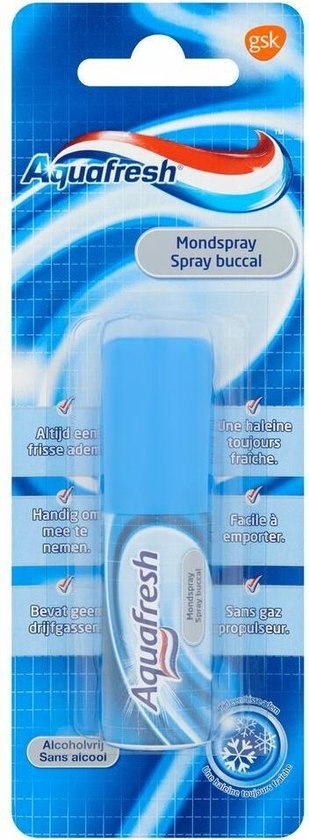 Aquafresh Mondspray Voordeelverpakking - 12 Stuks