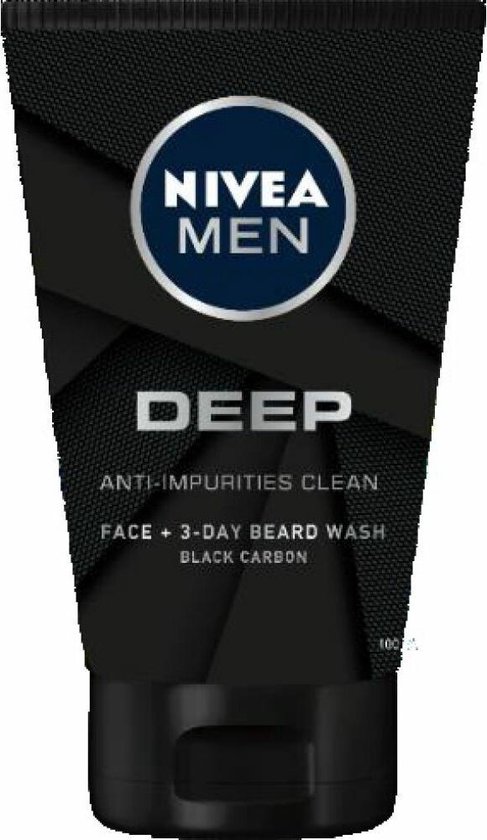 NIVEA MEN Deep Reinigingsgel – Face Wash – 100 ml