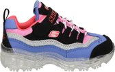 Skechers Slights Ice D'Lites Snow Spar Meisjes Sneakers - Zwart - Maat 27