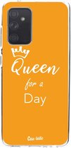 Casetastic Samsung Galaxy A52 (2021) 5G / Galaxy A52 (2021) 4G Hoesje - Softcover Hoesje met Design - Queen for a day Print