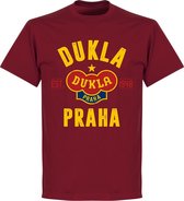 Dukla Praag Established T-Shirt - Bordeaux - XL