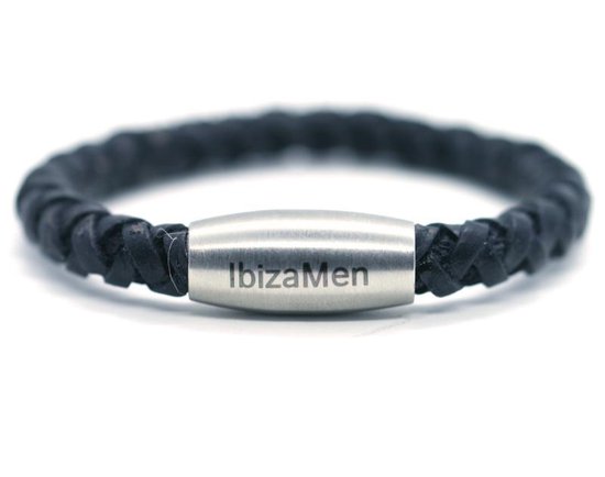 Rijke man Verbeteren Tien jongens armband leer zwart vintage 5mm - Ibizamen KIDS | bol.com