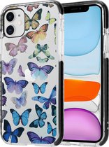 Rainbow Butterflies geschikt voor Apple iPhone 11 hoesje