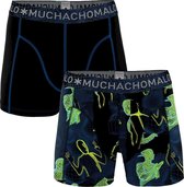 Muchachomalo - Heren Onderbroeken 2-Pack Grid - Multi - Maat XXL