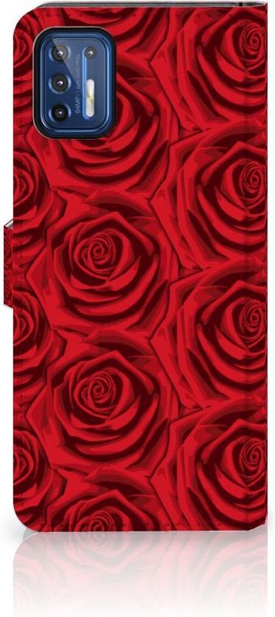 Motorola Moto G9 Plus Hoesje Red Roses