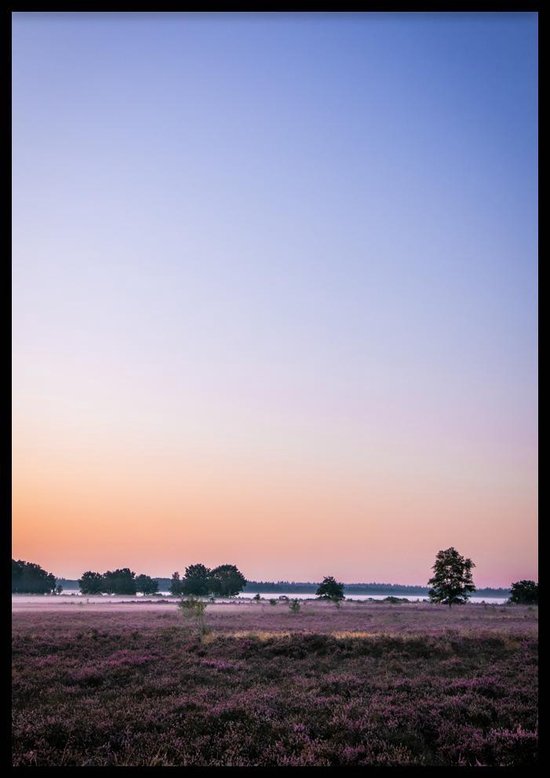 Poster Ginkel - 30x40 cm Met Fotolijst - Natuur Poster - Ingelijst - WALLLL