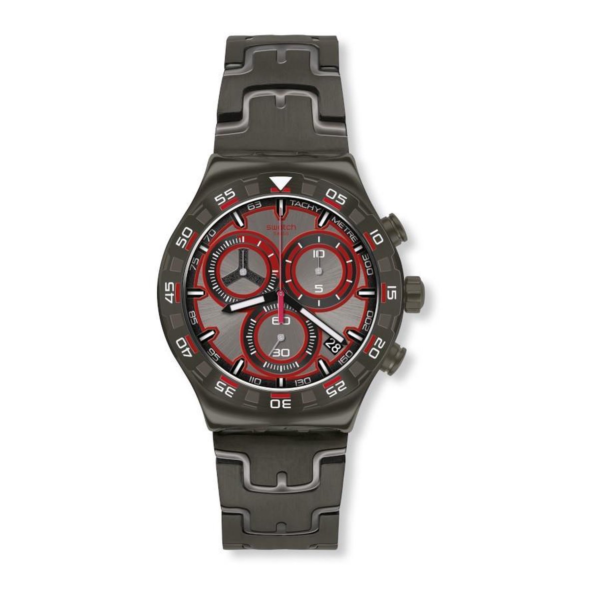 Swatch New Chrono Crazy Drive Chrono horloge - Zwart