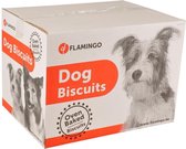 Flamingo hondensnack Koekjes 10kg meaty rondies. Let op: 1 doos van 10 kilogram!