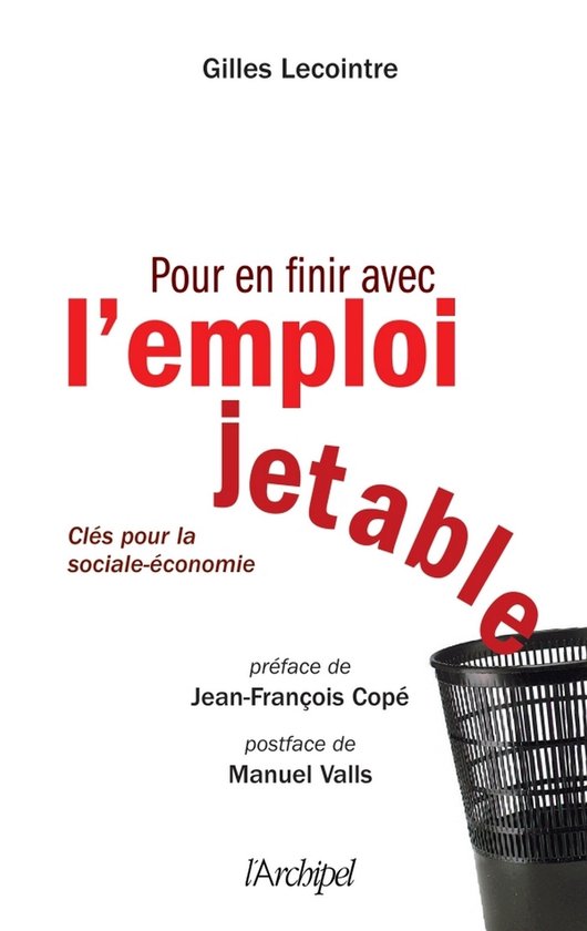 Pour en finir avec l'emploi jetable - cover