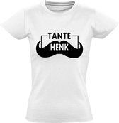 Tante Henk Dames t-shirt | webshop | merchandise | bedrijf | cadeau | Wit