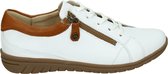 Hartjes 162.0826/99 - Dames veterschoenen - Kleur: Wit/beige - Maat: 40.5