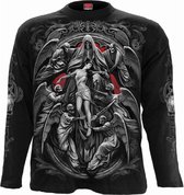 Spiral Longsleeve shirt -XL- REAPER'S DOOR Zwart