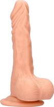 Realistic Dildo With Balls - 17 cm - Flesh - Realistic Dildos - flesh - Discreet verpakt en bezorgd