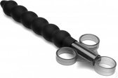 Silicone Beaded Lube Launcher - Accessories - black - Discreet verpakt en bezorgd