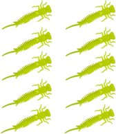 Senshu Nymph Crawler - Yellow Fluo - 4cm - 10 Stuks - Geel