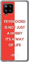 6F hoesje - geschikt voor Samsung Galaxy A42 -  Transparant TPU Case - Feyenoord - Way of life #ffffff