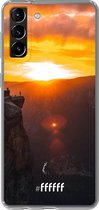 6F hoesje - geschikt voor Samsung Galaxy S21 -  Transparant TPU Case - Rock Formation Sunset #ffffff