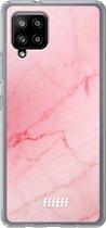 6F hoesje - geschikt voor Samsung Galaxy A42 -  Transparant TPU Case - Coral Marble #ffffff