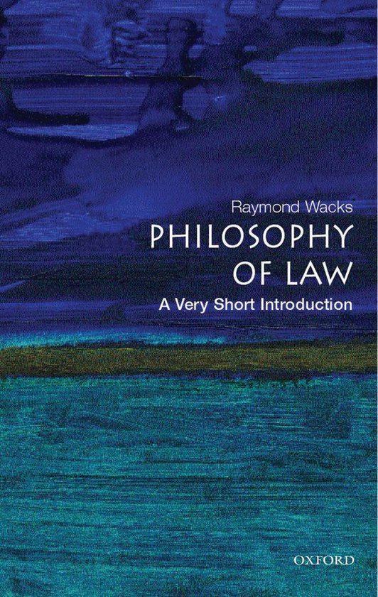 Very Short Introductions - Philosophy of Law: A Very Short I ... - cover