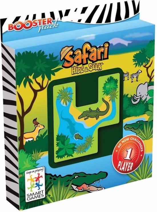 Gezelschapsspel: Smart Games Hide & Seek - Safari Uitbreiding, uitgegeven door SmartGames