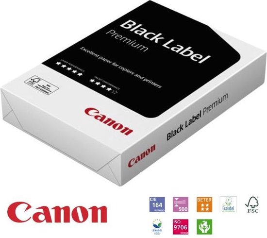 Canon Black label Premium, kopieerpapier / printpapier, A3, 80 grams ...
