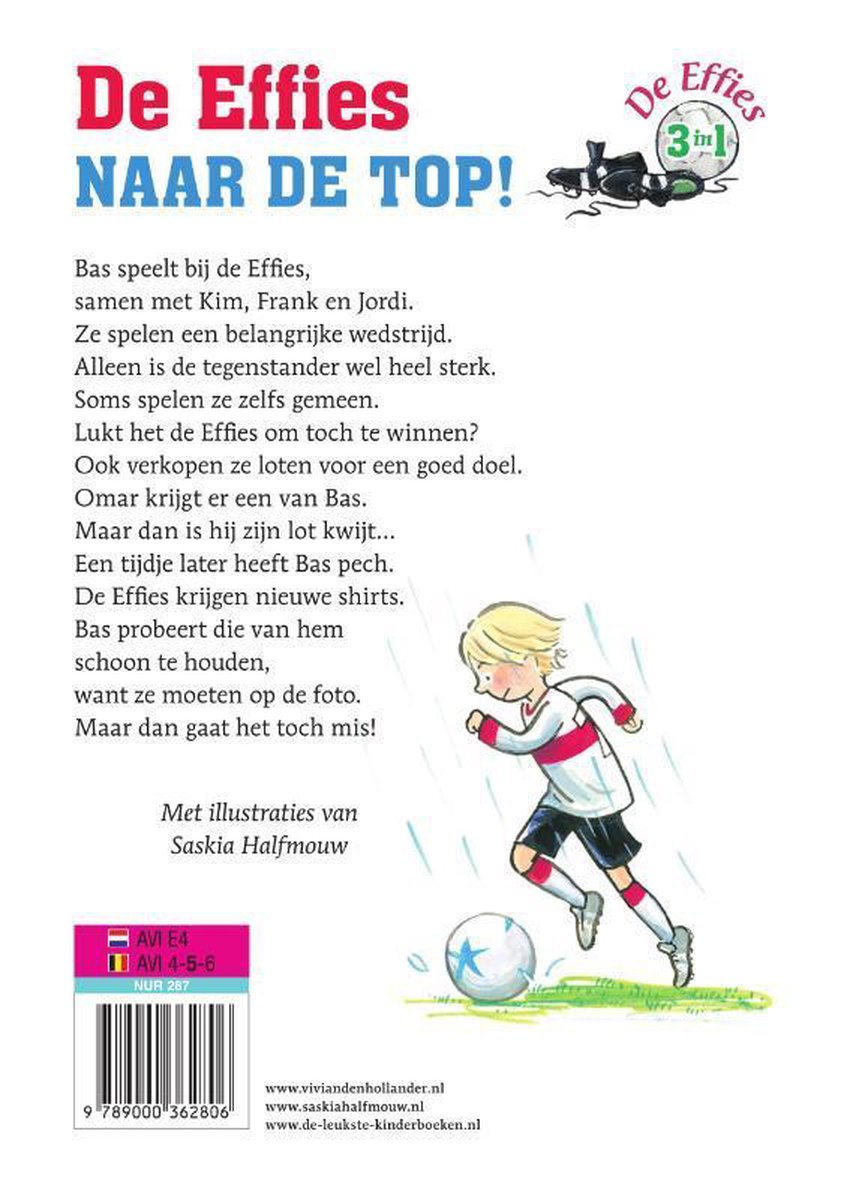 De Effies  -   De effies naar de top! - back cover