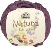 DMC Natura Just Cotton N45 Orquidea. PAK MET 10 BOLLEN a 50 GRAM. KL.NUM. 28.