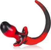 Oxballs bulldog puppy tail black red large