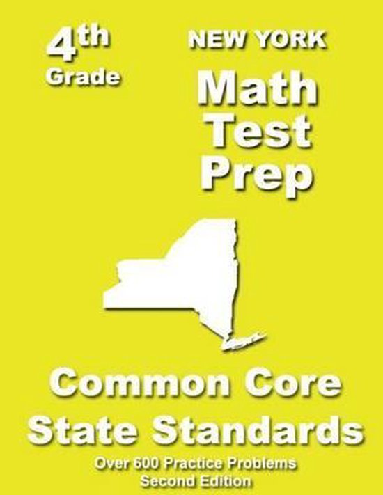 New York 4th Grade Math Test Prep - cover