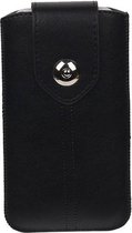 iPhone 6/6s - Luxe Leder look insteekhoes/pouch/beschermhoes - Zwart