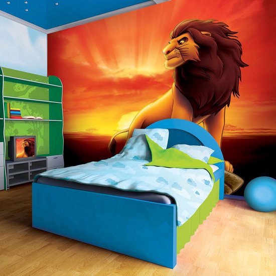 Fotobehang Disney, The lion king | Oranje | 152,5x104cm | bol.com