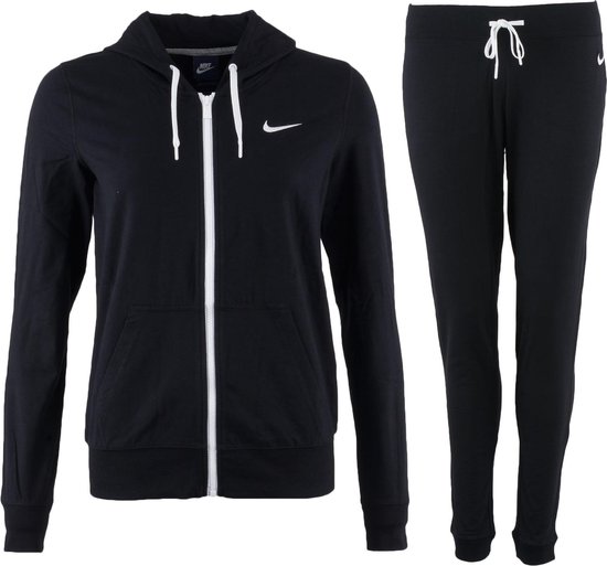 Nike Jersey Cuffed Trainingspak Dames Trainingspak - Maat L - Vrouwen -  zwart | bol.com