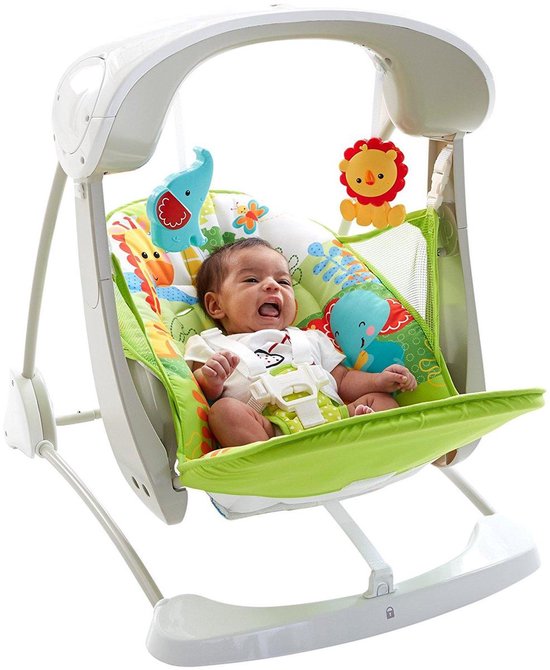 Mattel Fisher- Price - 2 in 1 Baby Schommelstoel Compact | bol.com