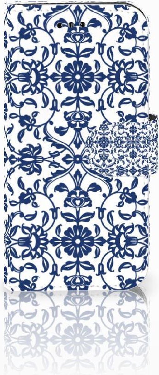 Samsung Galaxy A3 2017 Hoesje Flower Blue