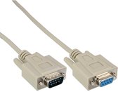InLine Serial cable DB9 M/F 15m