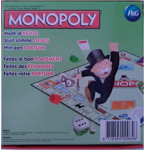Thumbnail van een extra afbeelding van het spel Monopoly Reisspel van Hasbro