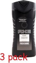 Axe Douchegel – Black 3 × 250 ml