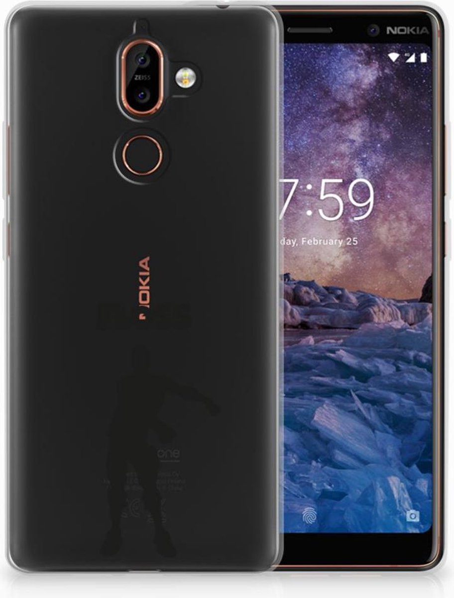 Nokia 7 Plus Telefoonhoesje met Naam Floss