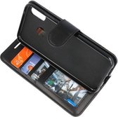 Zwart Wallet Case Hoesje voor Huawei P20 Lite