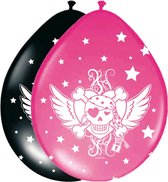 Ballonnen Pink Pirate Girl - 8 stuks