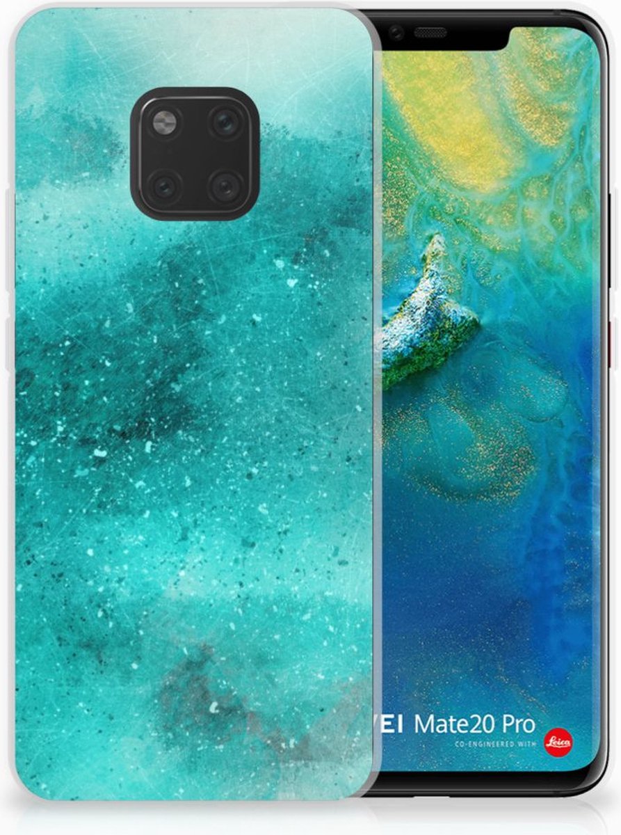 Hoesje maken Huawei Mate 20 Pro Painting Blue