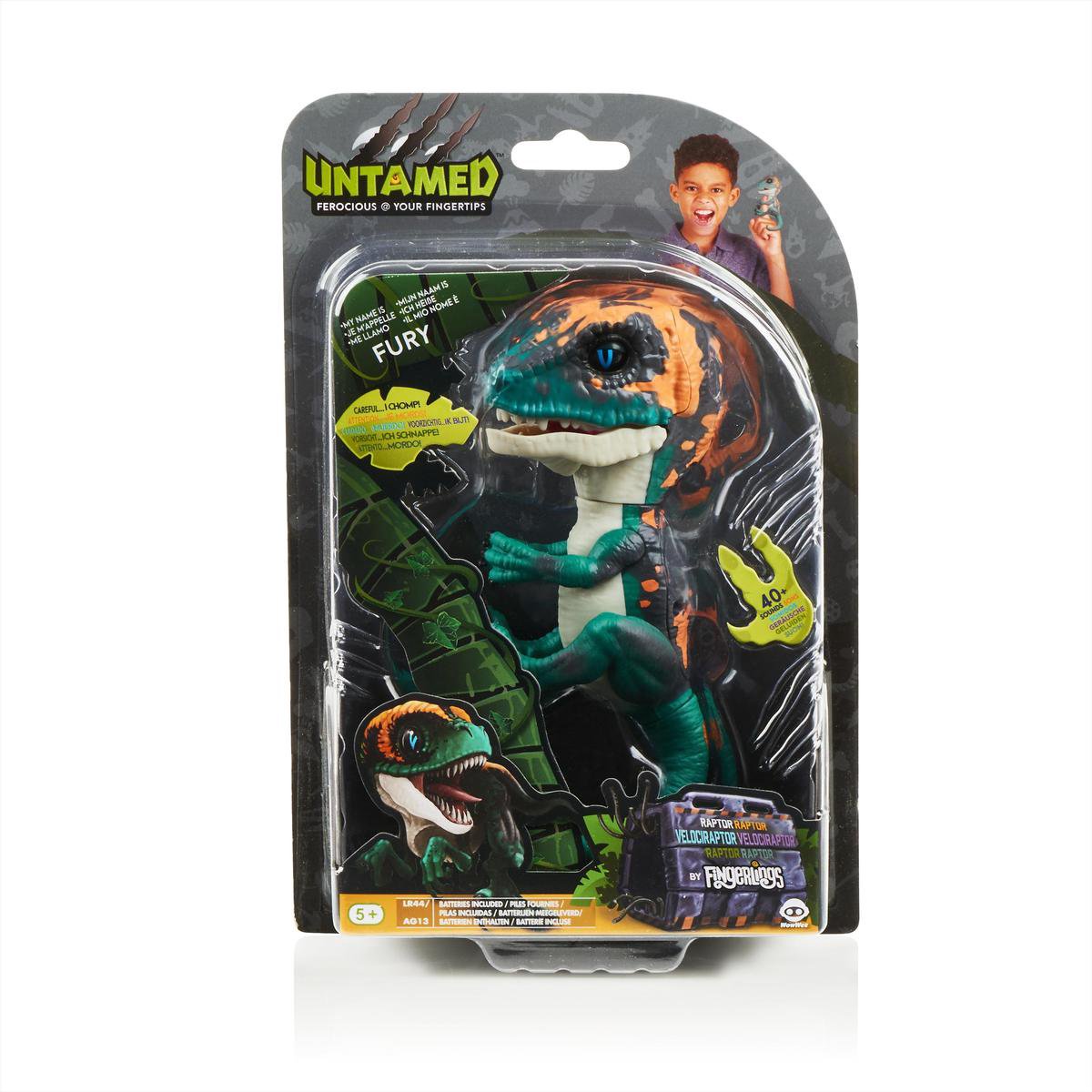 WowWee Untamed Baby Raptor Fury Dinosaurus bol