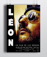 Poster film Leon 1994 - Filmposter extra dik 200 gram papier