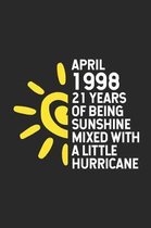 April 1998 21 Years Of Being Sunshine Mixed With A Little Hurricane