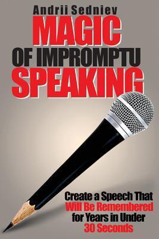 Magic Of Impromptu Speaking - cover
