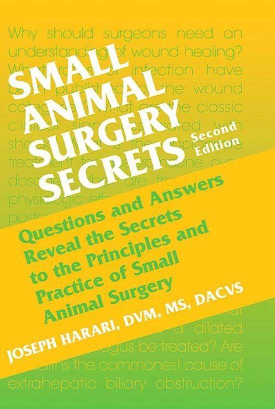 Small Animal Surgery Secrets E-Book - cover